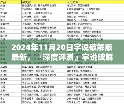 『深度评测』字说破解版最新体验报告,竞品对比分析与报告解读,2024年最新进展揭秘